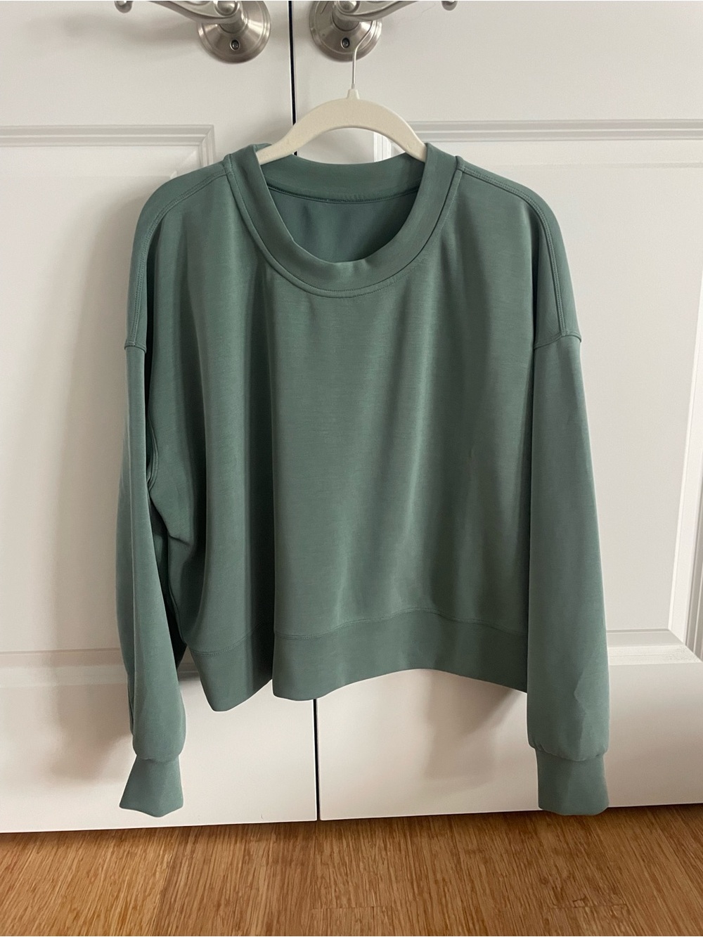 lululemon athletica Sage Green Relaxed Crew Sweatshirt